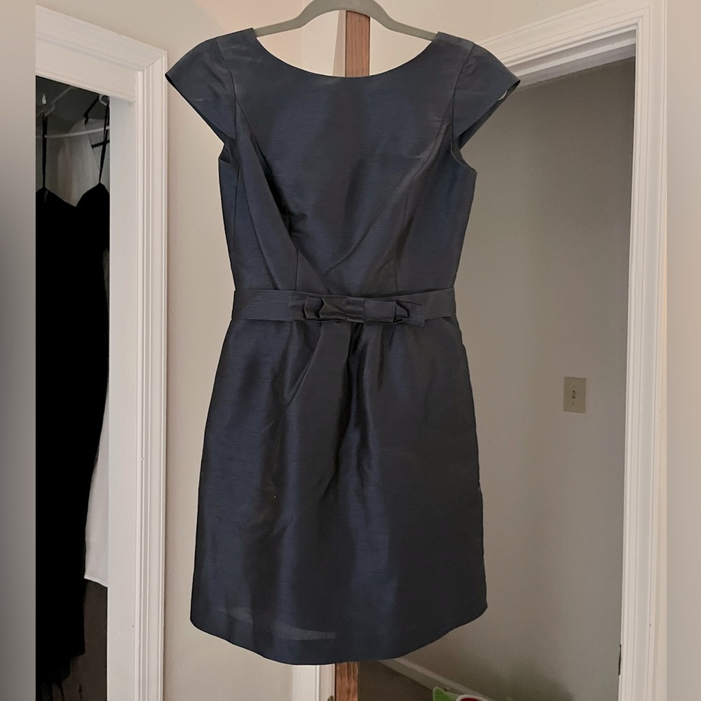 Navy blue cocktail dress